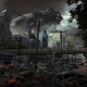 Illustration for article titled Astounding Concept Art of Cities Being Demolished
